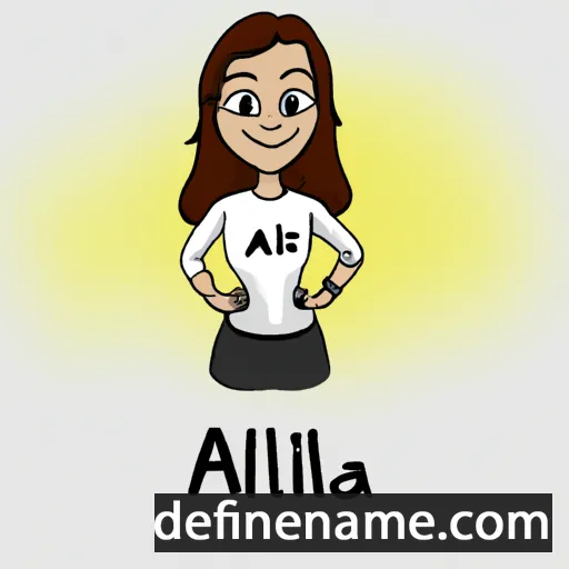 Alitia cartoon