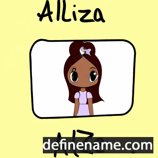 Alizéa cartoon