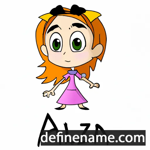 Alizia cartoon