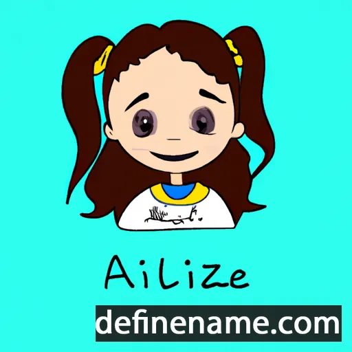 Alizienne cartoon