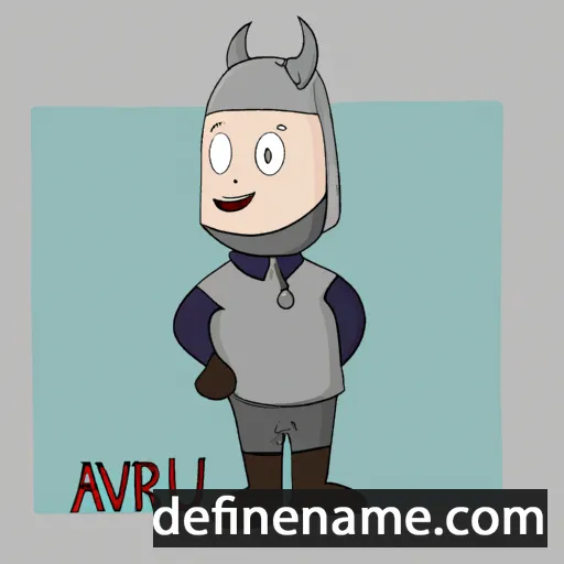 Álvur cartoon