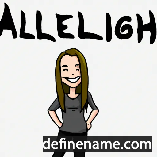 Alleigh cartoon