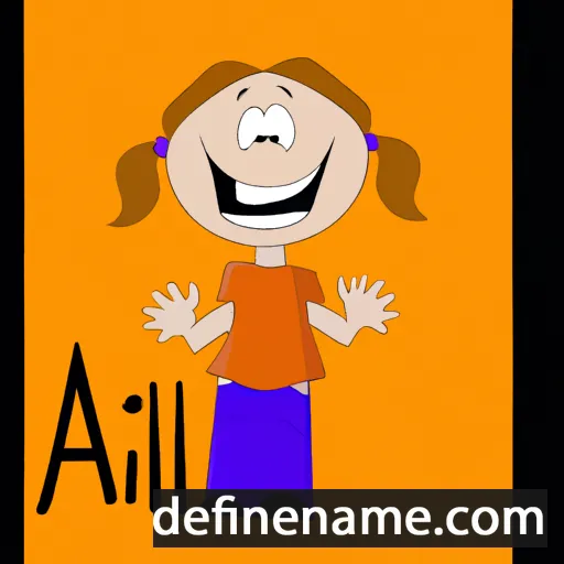 cartoon of the name Alli