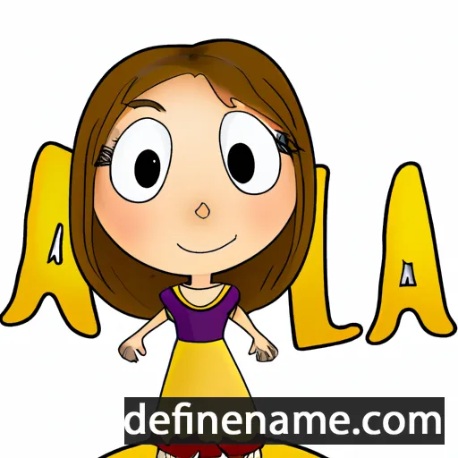 Allia cartoon