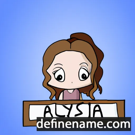 Allyssa cartoon