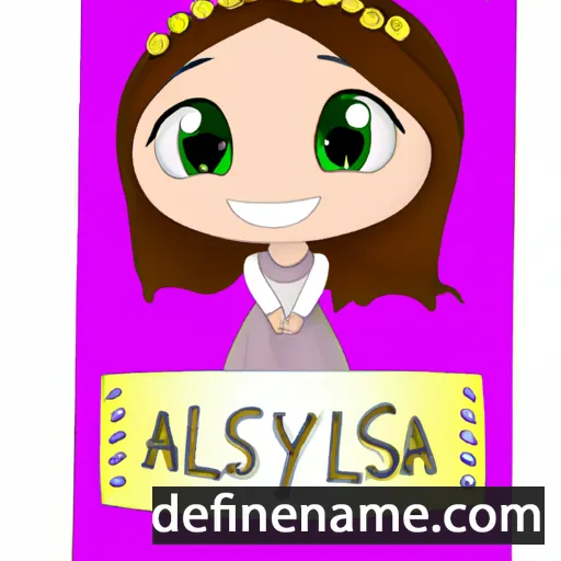 Allyssia cartoon