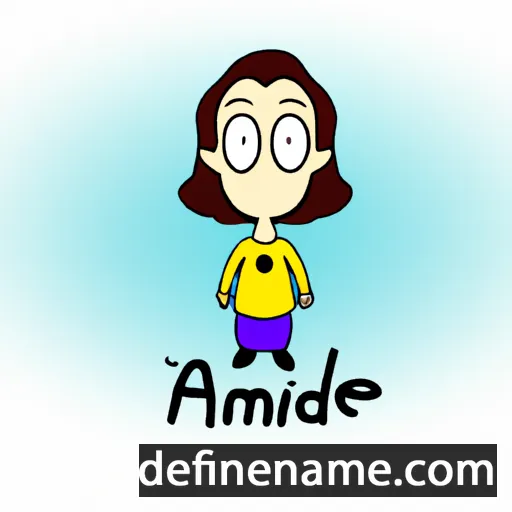 cartoon of the name Almaïde