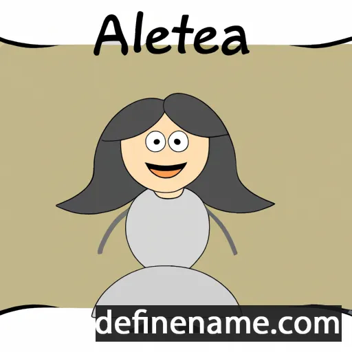 Almeta cartoon