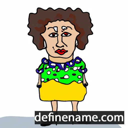 cartoon of the name Almina