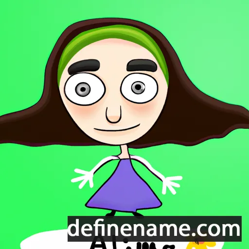 cartoon of the name Almina