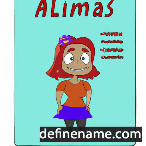 Alminas cartoon