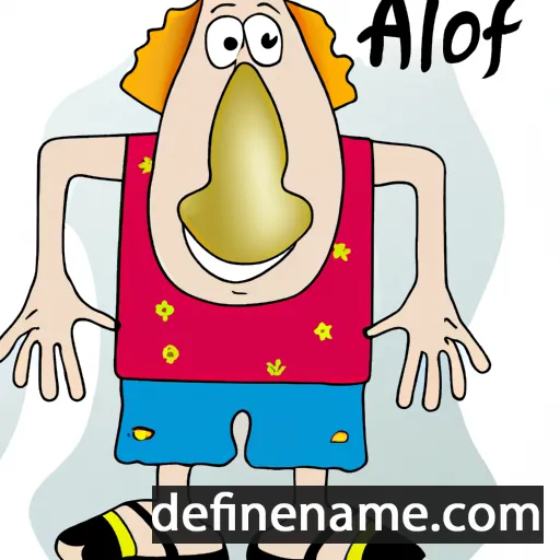 Alof cartoon