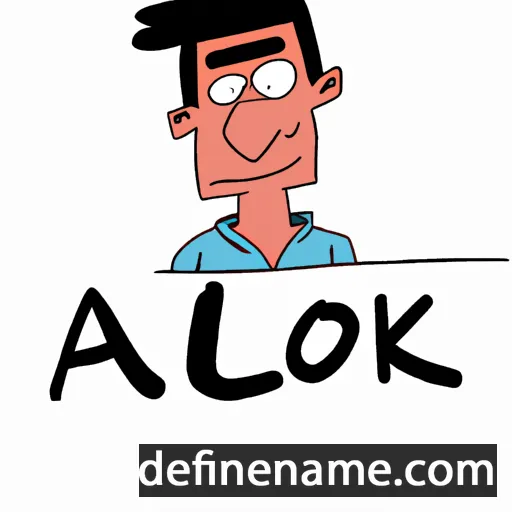 Alok cartoon