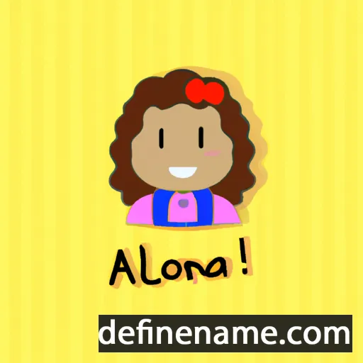 Aloña cartoon