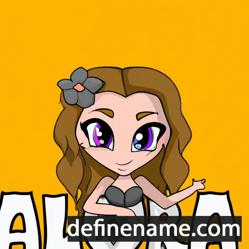 Alorah cartoon