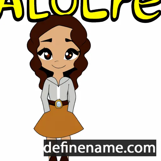 Alorie cartoon