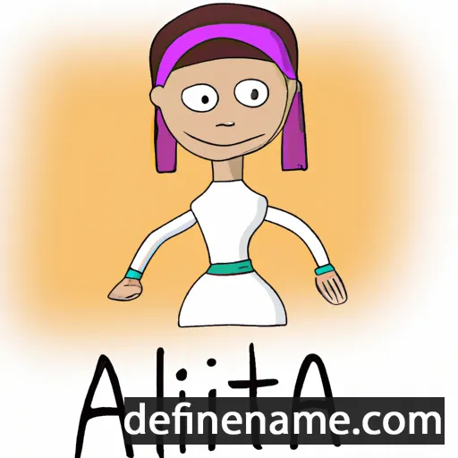 cartoon of the name Altina