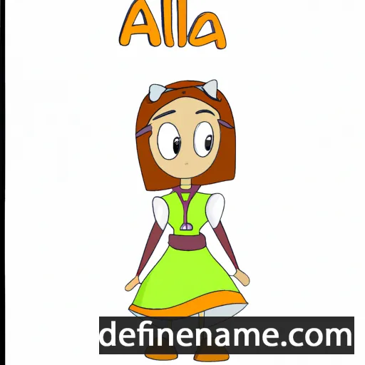 Alula cartoon