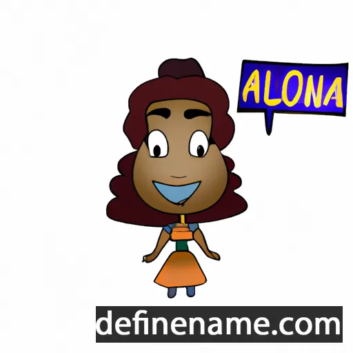 Aluona cartoon