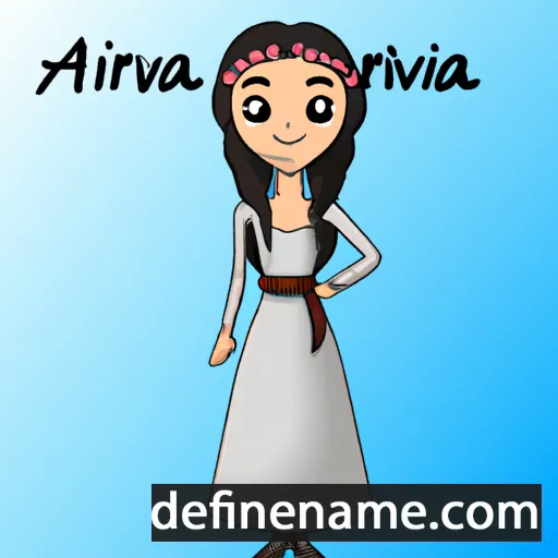 Alvarina cartoon