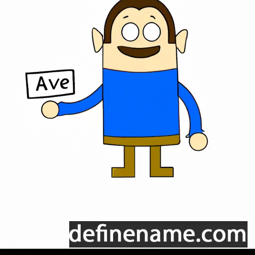 cartoon of the name Alve