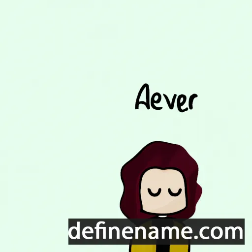 Alvera cartoon