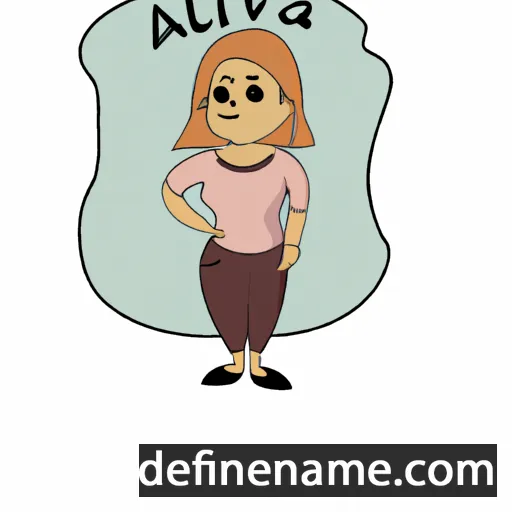 Alvilė cartoon