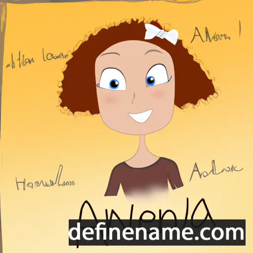 Alwena cartoon