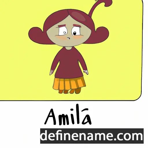 Amālija cartoon