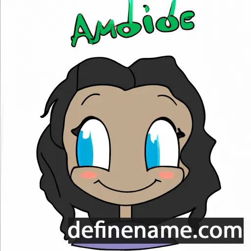 Amaïdée cartoon