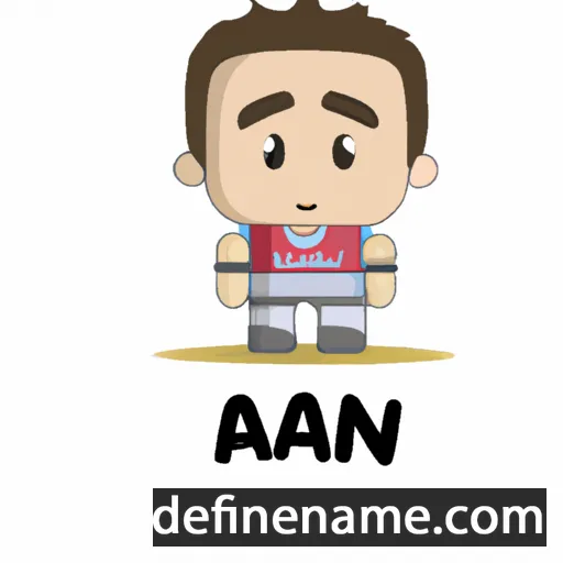 cartoon of the name Aman