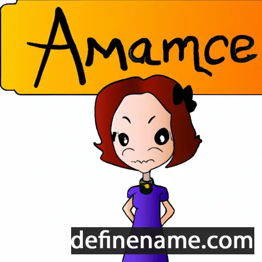 Amance cartoon