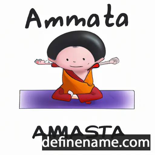 Amatasana cartoon