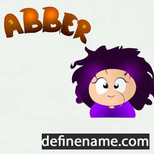 cartoon of the name Ambar