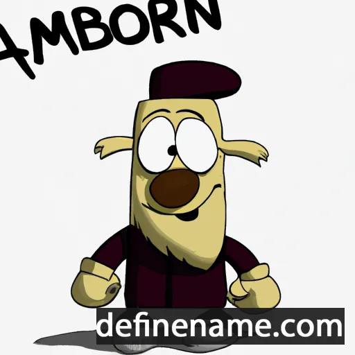 Ambjørn cartoon