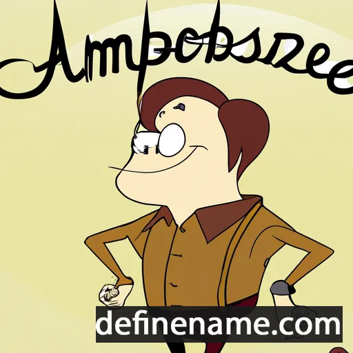 Ambroisine cartoon