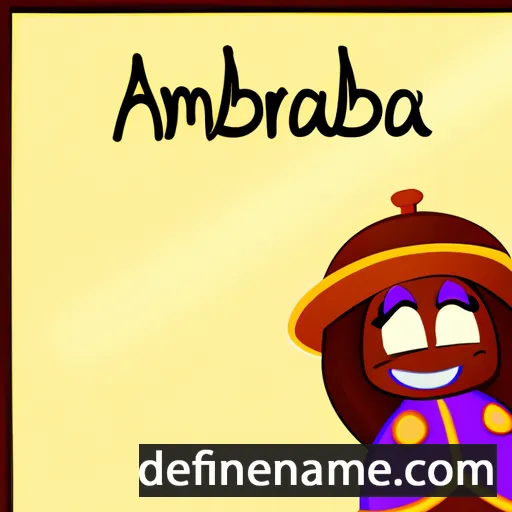 Ambrozja cartoon