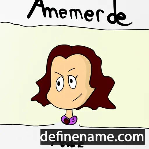 Amédérine cartoon