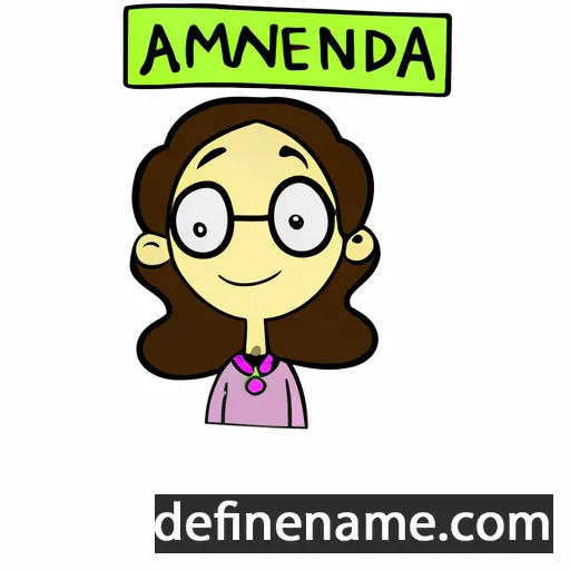 Amendina cartoon