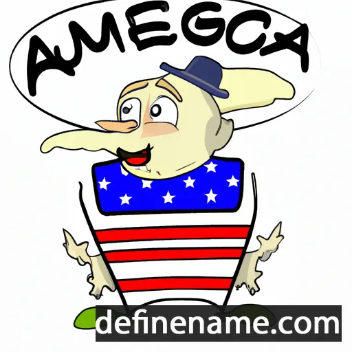 Ameriguccio cartoon