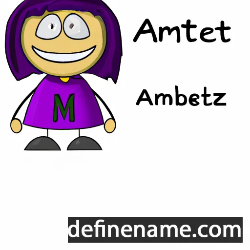 Ametiszt cartoon