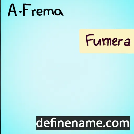 Ameurfina cartoon