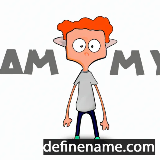 cartoon of the name Amey