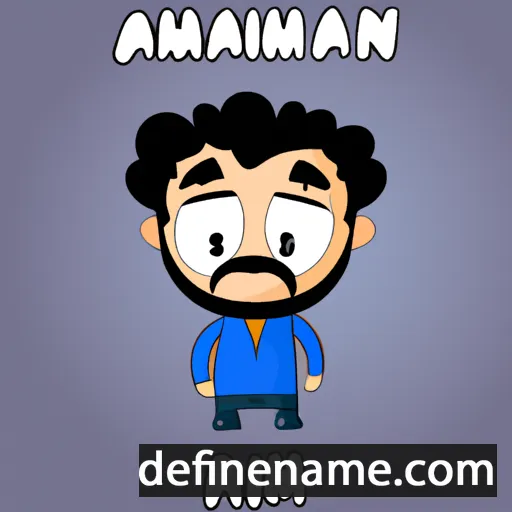 cartoon of the name Amiran