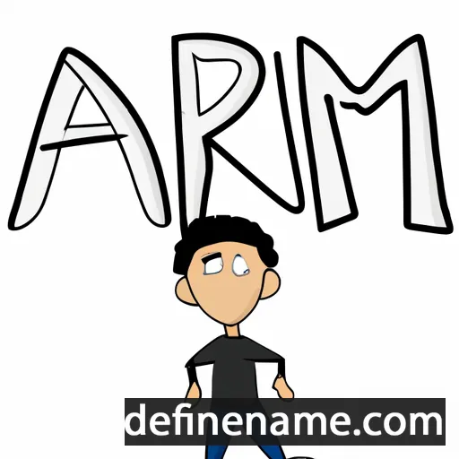 cartoon of the name Amiri