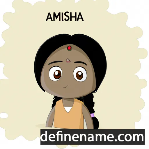 Amisha cartoon