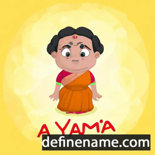 cartoon of the name Amma