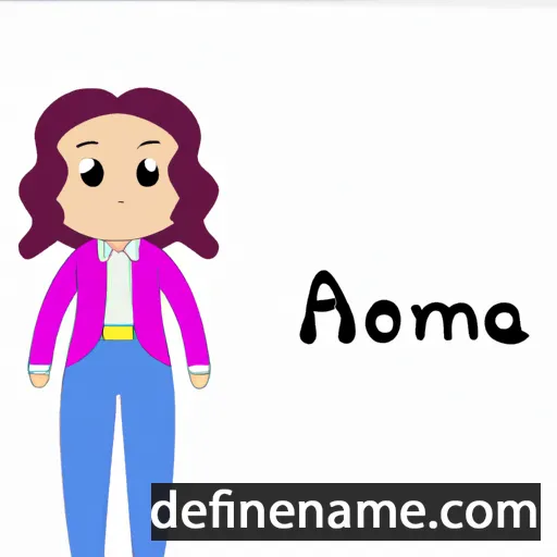 Amoena cartoon