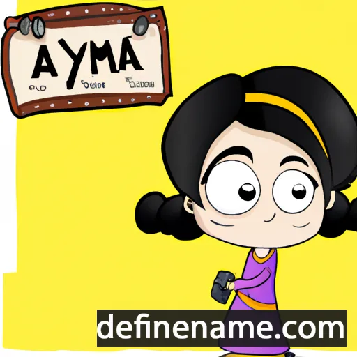 Amyna cartoon