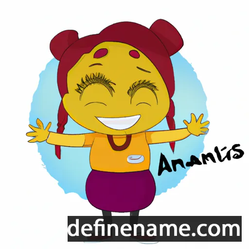 Ananías cartoon